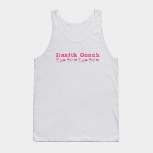 Health Coach (Pink Flowers) Tank Top